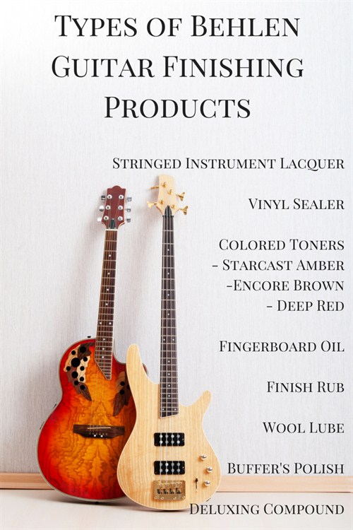 Behlen guitar finishing shop kit