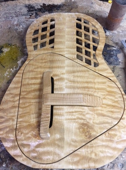 Unfinished Guitar - Top
