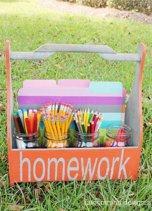 Homework caddy